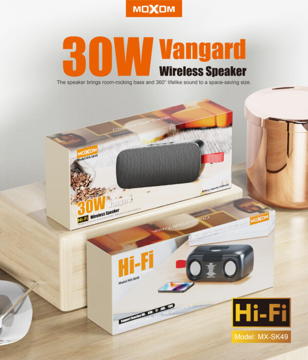 Moxom Vanguard MX-SK49 30W Hi-Fi Wireless Speaker